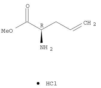 4-Pentenoic acid, 2-amino-, methyl ester, hydrochloride (1:1), (2R)-
